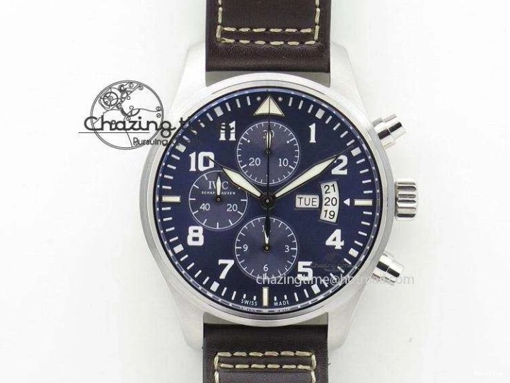 MIROTIME 0129 Snug Portofino IW391022 SS ZK 1:1 Best Edition White Dial Gold Markers On Black Leather Strap A 7130